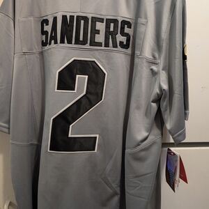 Nike Gray and Black Men's Jersey